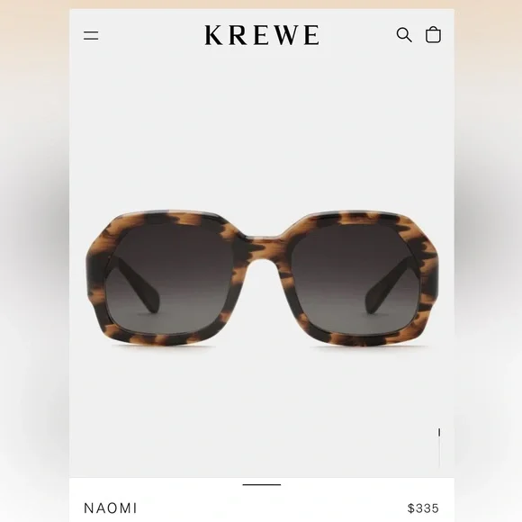 KREWE Naomi Tortoise Sunglasses KREWE Naomi Venezia – Gabrielle main image 4